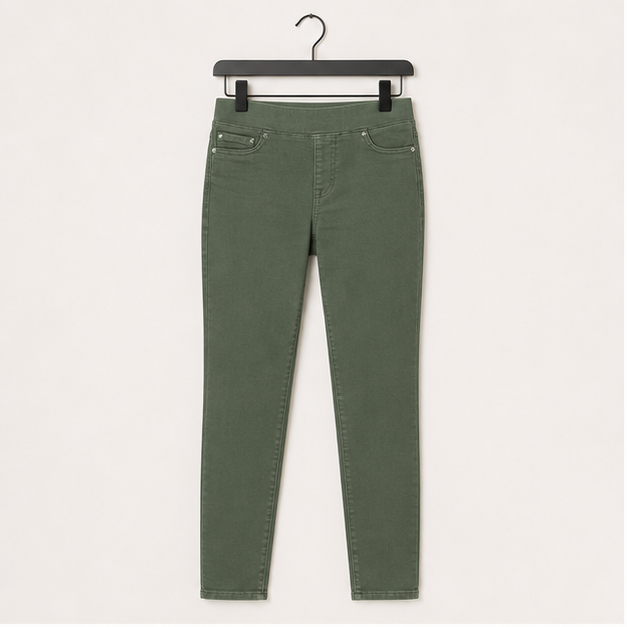 Women's Mid-Rise Stretch Pull-On Jegging - front view